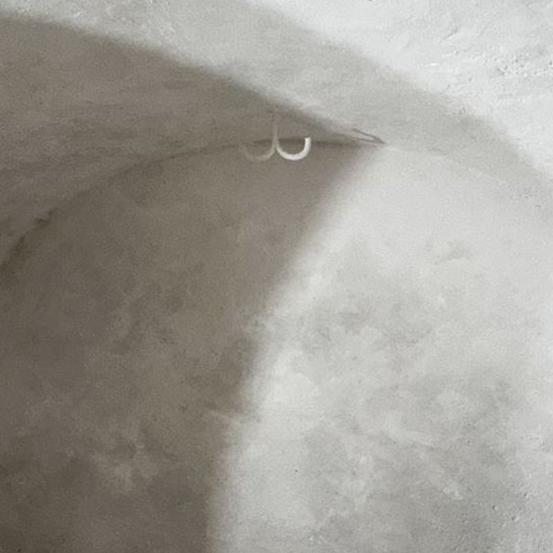 Macro d'un stuc à la chaux poli